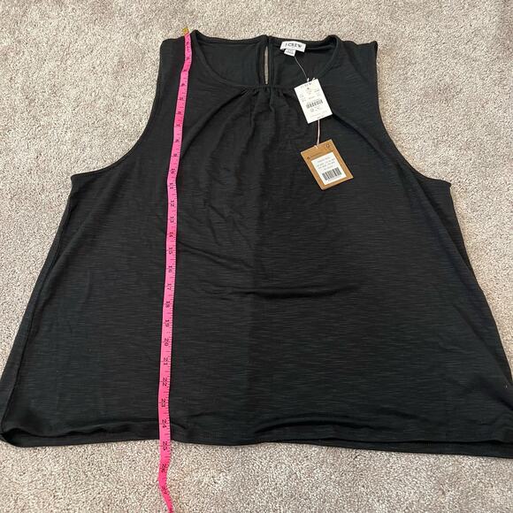 NWT J Crew Black Sleeveless Tank Top Size XXL Plus Size - Picture 6 of 7